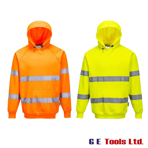 Portwest B304 Hi-Vis Hooded Sweatshirt