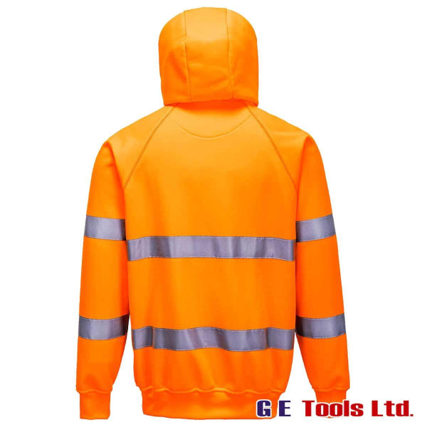 Portwest B304 Hi-Vis Hooded Sweatshirt
