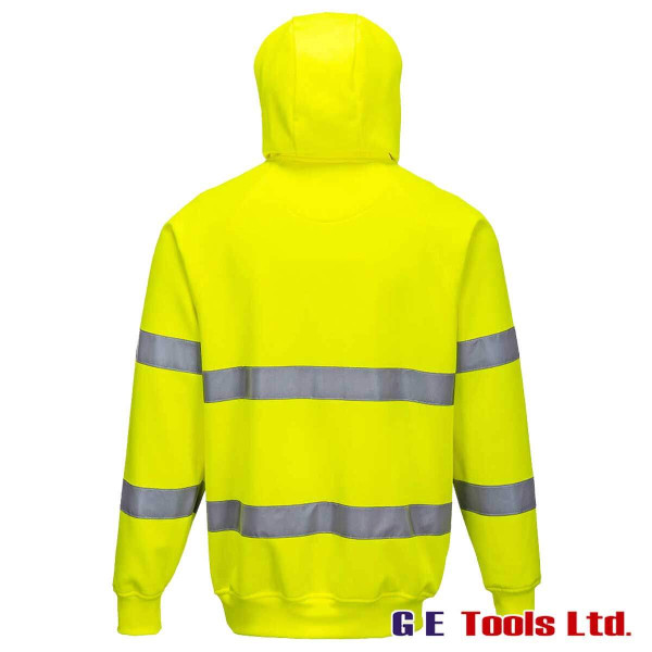 Portwest B304 Hi-Vis Hooded Sweatshirt