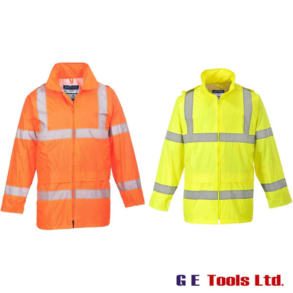 Portwest H440 High Visibility Waterproof Rain Coat Portwest H440 High Visibility Waterproof Rain Coat