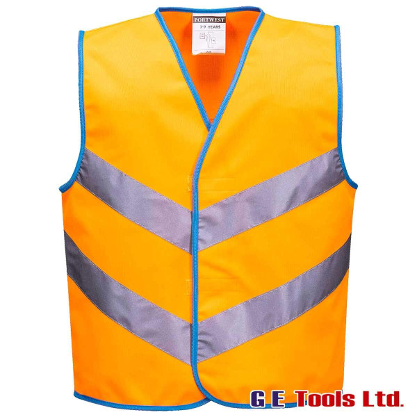 Portwest JN15 Kids Bright High Visibility Vest