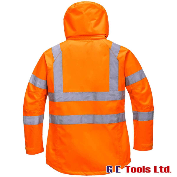 Portwest LW70 High Visibility Womens Waterproof Jacket