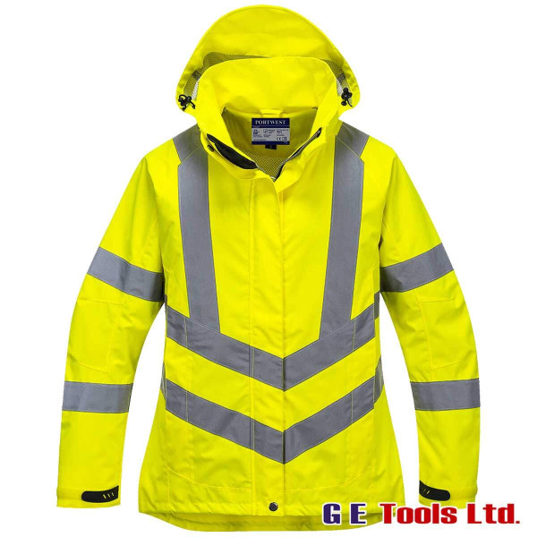 Portwest LW70 High Visibility Womens Waterproof Jacket