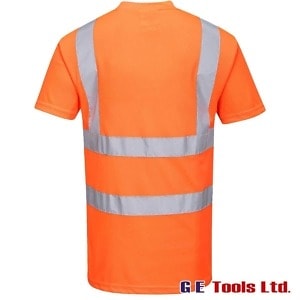 Portwest RT23 High Visibility Rail-Spec T-Shirt Orange Portwest RT23 High Visibility Rail-Spec T-Shirt Orange