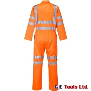 Portwest RT42 Rail-Spec Orange High Visibility Coveralls