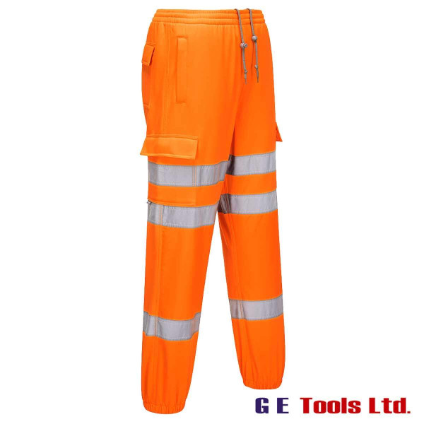 Portwest RT48 Rail-Spec High Visibility Jogging Bottoms