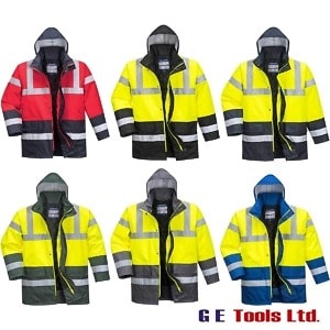 Portwest S466 High Visibility Contrast Traffic Jacket Portwest S466 High Visibility Contrast Traffic Jacket