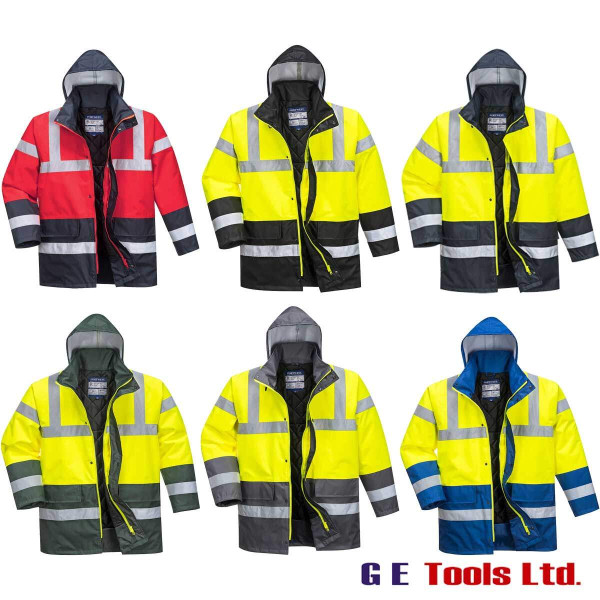Portwest S466 High Visibility Contrast Traffic Jacket