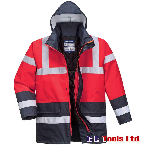 Portwest S466 High Visibility Contrast Traffic Jacket