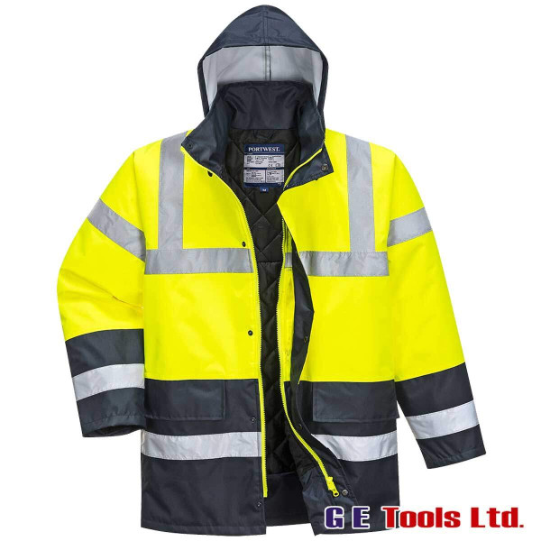 Portwest S466 High Visibility Contrast Traffic Jacket