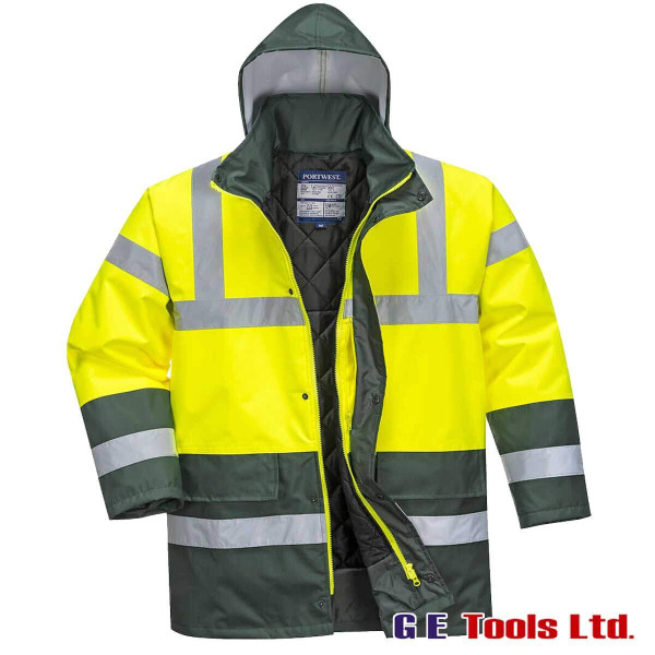 Portwest S466 High Visibility Contrast Traffic Jacket