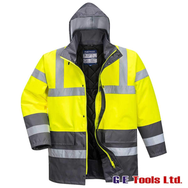 Portwest S466 High Visibility Contrast Traffic Jacket