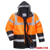 Portwest S467 Rail-Spec Orange High Visibility Two Tone Traffic Jacket