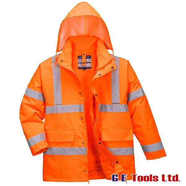 Portwest S468 High Visibility Rail-Spec 4-in-1 Traffic Jacket