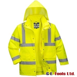 Portwest S468 High Visibility Yellow 4-in-1 Traffic Jacket Portwest S468 High Visibility Yellow 4-in-1 Traffic Jacket