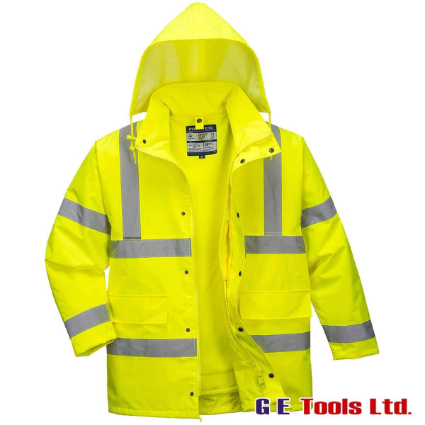 Portwest S468 High Visibility Yellow 4-in-1 Traffic Jacket