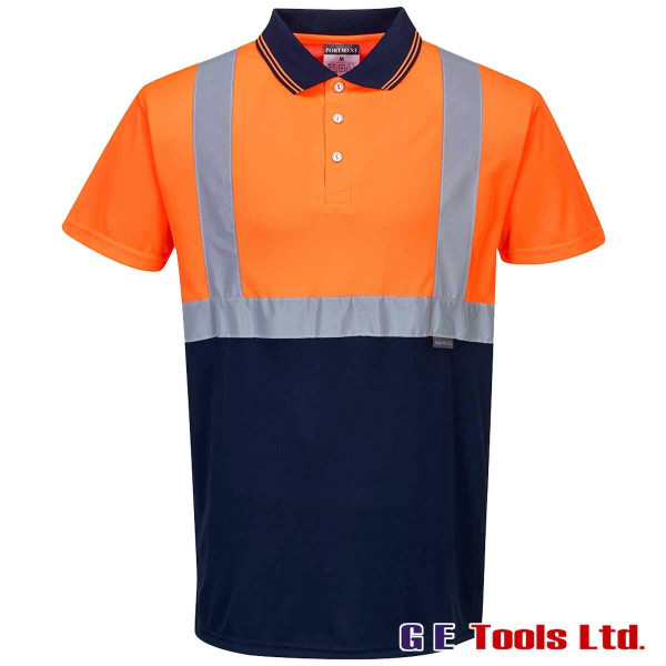 Portwest S479 High Visibility Two-Tone Polo Shirt Portwest S479 High Visibility Two-Tone Polo Shirt