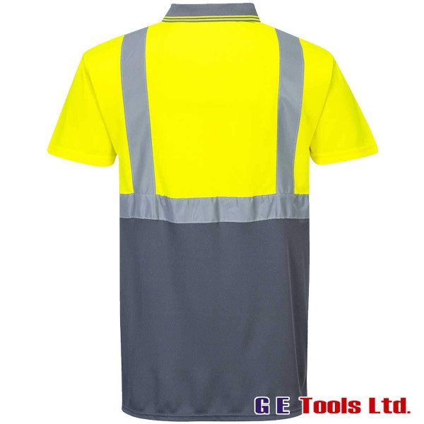 Portwest S479 High Visibility Two-Tone Polo Shirt Portwest S479 High Visibility Two-Tone Polo Shirt