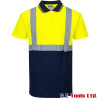 Portwest S479 High Visibility Two-Tone Polo Shirt Portwest S479 High Visibility Two-Tone Polo Shirt