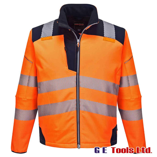 Portwest T402 PW3 High Visibility Softshell Jacket