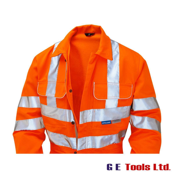 Pulsar PR339 High Visibility Rail-Spec Combat Coveralls Orange