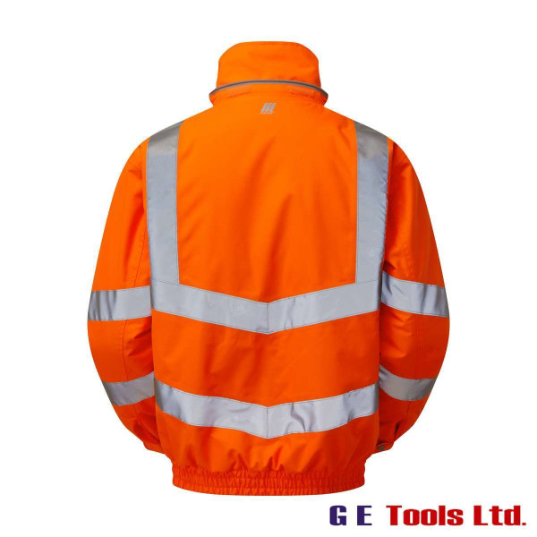 Pulsar PR496 High Visibility Rail-Spec Padded Bomber Jacket Orange