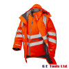 Pulsar PR497 High Visibility Rail-Spec 7-in-1 Storm Coat Orange