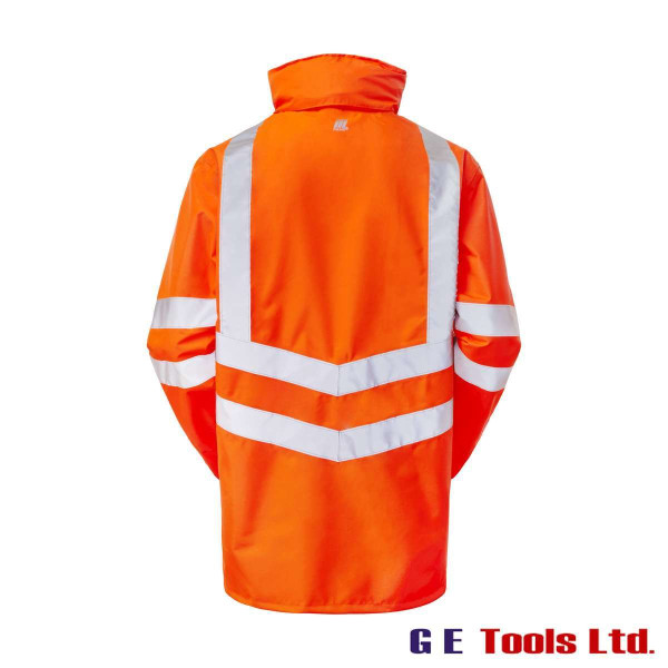 Pulsar PR499 “R” High Visibility Rail-Spec Waterproof Unlined Storm Coat Orange