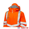 Pulsar PR499 “R” High Visibility Rail-Spec Waterproof Unlined Storm Coat Orange