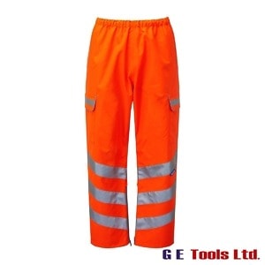 Pulsar PR503TRS High Visibility Waterproof Over Trousers Orange