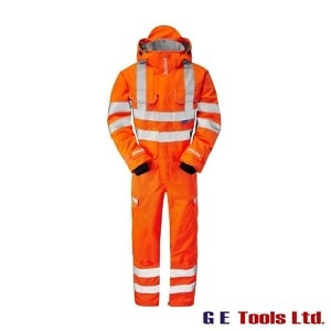 Pulsar PR505 High Visibility Rail-Spec Waterproof Coveralls Orange