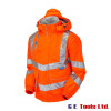 Pulsar PR515 High Visibility Rail-Spec Unlined Bomber Jacket Orange