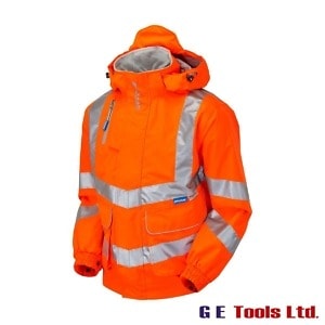 Pulsar PR515 High Visibility Rail-Spec Unlined Bomber Jacket Orange
