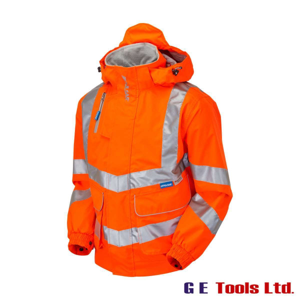 Pulsar PR515 High Visibility Rail-Spec Unlined Bomber Jacket Orange