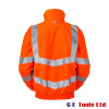 Pulsar PR515 High Visibility Rail-Spec Unlined Bomber Jacket Orange