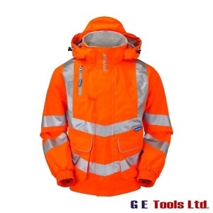 Pulsar PR515 High Visibility Rail-Spec Unlined Bomber Jacket Orange