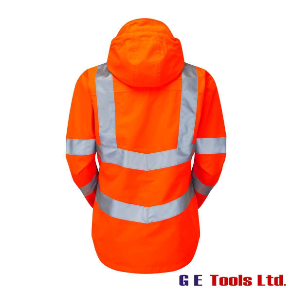 Pulsar PR705 Women’s High Visibility Rail-Spec Unlined Storm Coat Orange