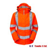 Pulsar PR705 Women’s High Visibility Rail-Spec Unlined Storm Coat Orange