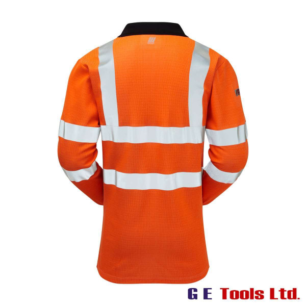 Pulsar PRARC21 FR-AST-ARC High Visibility Long Sleeve Polo Shirt Orange