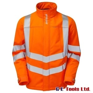 Pulsar PR535 “R” Rail Spec High Visibility Softshell Jacket Orange