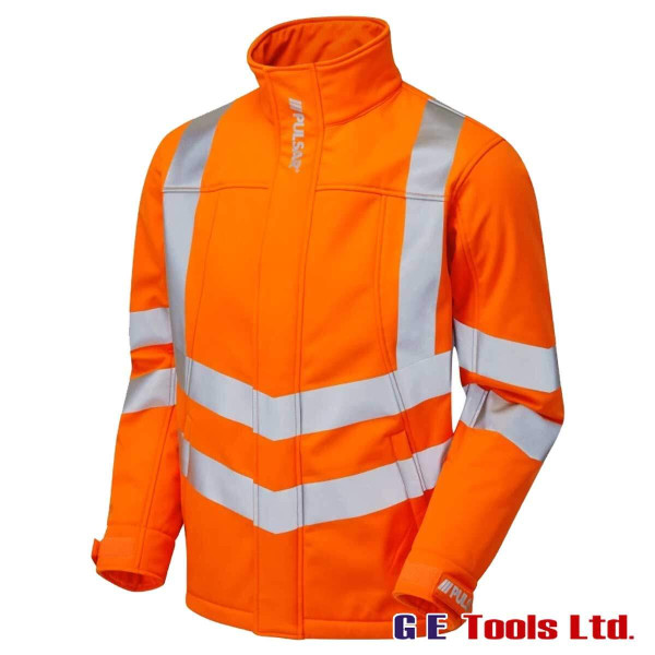 Pulsar PR535 “R” Rail Spec High Visibility Softshell Jacket Orange