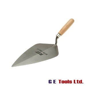 R.S.T. London Pattern Brick Trowel Wooden Handle 10in