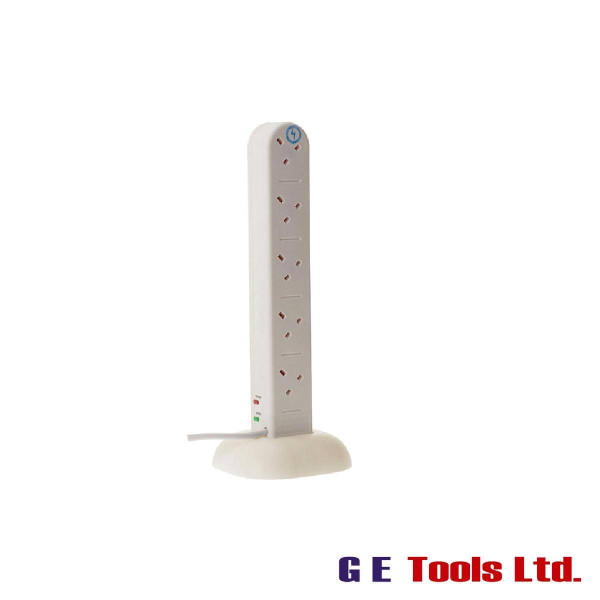 SMJ Mini Surge Tower 240V 10-Way Surge Protection 2m SMJ Mini Surge Tower 240V 10-Way Surge Protection 2m