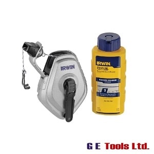 Irwin STRAIT-LINE HPP Chalk Reel Set 30m & Blue Chalk 113g Irwin STRAIT-LINE HPP Chalk Reel Set 30m & Blue Chalk 113g