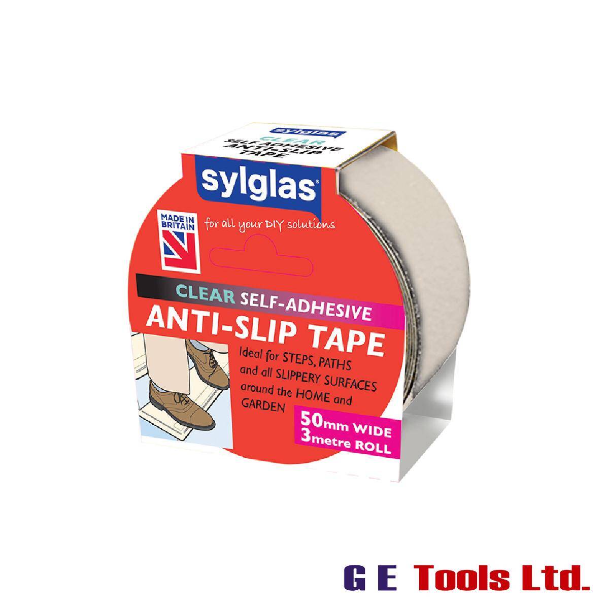 Sylglas Anti-Slip Tape 50mm x 3m Clear Sylglas Anti-Slip Tape 50mm x 3m Clear
