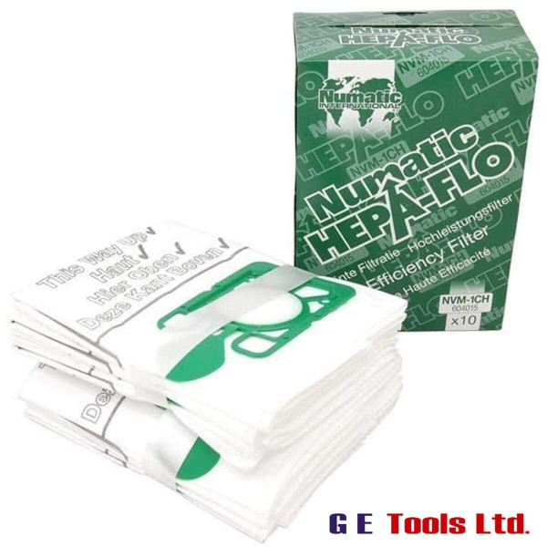 Numatic 604015 HepaFlo Henry Hoover Bags – Pack of 10 Numatic 604015 HepaFlo Henry Hoover Bags – Pack of 10