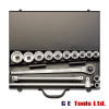 Elora 3/4″ Square Drive Imperial Socket Set (15 Piece)