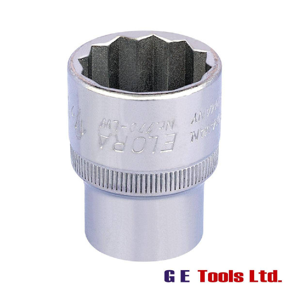 Elora 1/2″ Square Drive Whitworth Bi-Hexagon Socket