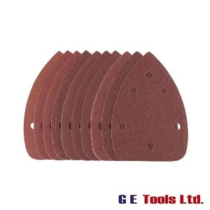 Draper 31977 Ten 95 x 140 x 140mm Assorted Grit Hook and Loop Sander