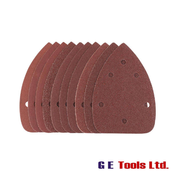 Draper 31977 Ten 95 x 140 x 140mm Assorted Grit Hook and Loop Sander